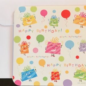 🐌5 Items for $15🐌 NWOT Happy Birthday Card Polka Dot